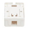 Tripp Lite series Surface-Mount Box for Keystone Jack - 1 Port, White, TAA