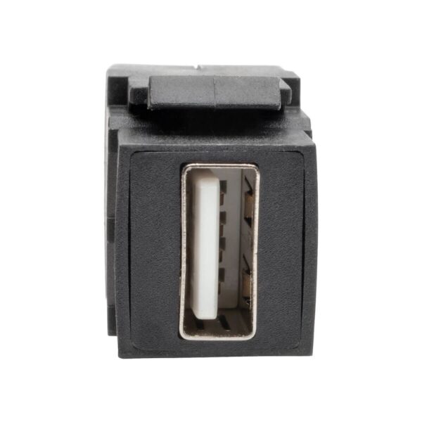 37c4596cfd5b2f9e6fe1c21910455f3a Tripp Lite series USB 2.0 All-in-One Keystone/Panel Mount Extension Cable (M/F), Angled Connector, 1 ft. (0.31 m)