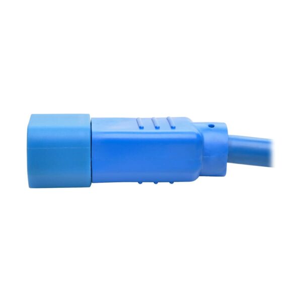 Tripp Lite series Heavy-Duty PDU Power Cord, C13 to C14 - 15A, 250V, 14 AWG, 3 ft. (0.91 m), Blue