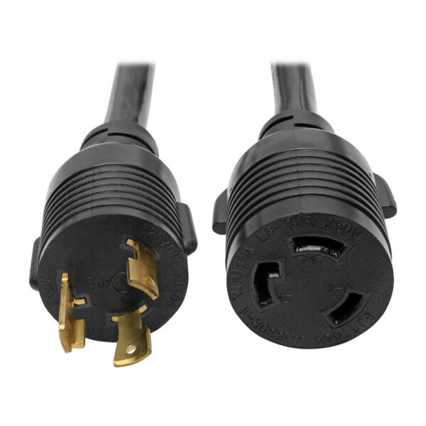 Tripp Lite series Power Extension Cord, NEMA L6-30P to NEMA L6-30R - Heavy-Duty, 30A, 250V, 10 AWG, 14 ft. (4.27 m), Black