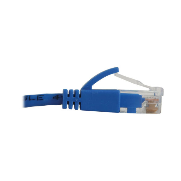 37d3d6f645021184f2c220f885baefe1-1 Tripp Lite series Cat6a 10G Snagless Molded Slim UTP Ethernet Cable (RJ45 M/M), PoE, Blue, 7 ft. (2.1 m)