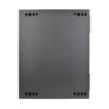 Tripp Lite series SmartRack 15U Low-Profile Switch-Depth Wall-Mount Half-Height Rack Enclosure, Clear Acrylic Window, Hinged Back