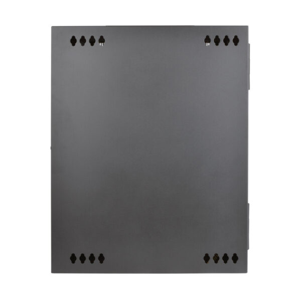Tripp Lite series SmartRack 15U Low-Profile Switch-Depth Wall-Mount Half-Height Rack Enclosure, Clear Acrylic Window, Hinged Back