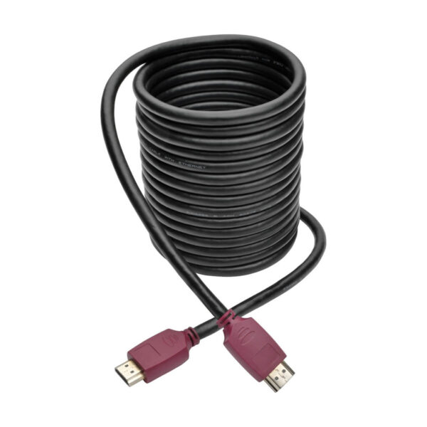 Tripp Lite series 4K HDMI Cable with Ethernet (M/M) - 4K 60 Hz, Gripping Connectors, 15 ft.