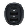 Tripp Lite U280-C03-36W-1B mobile device charger Universal Black Cigar lighter Fast charging Auto