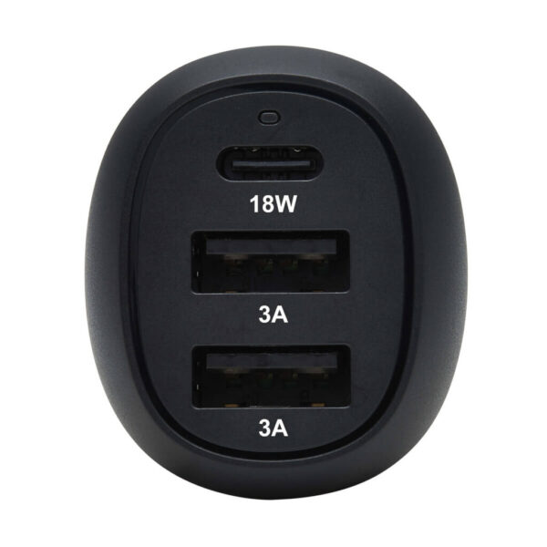 Tripp Lite U280-C03-36W-1B mobile device charger Universal Black Cigar lighter Fast charging Auto