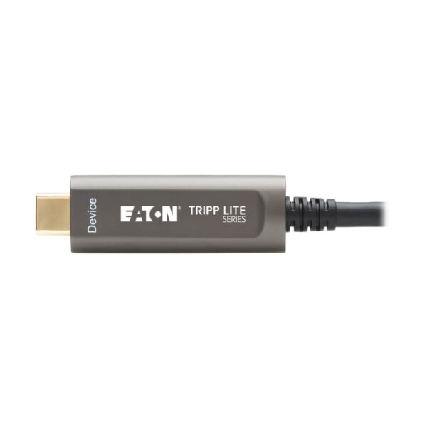 Tripp Lite USB-C Plenum Fiber Active Optical Cable (M/M), USB 3.2 Gen 2 10Gbps, Data Only, Black, 15 m (49 ft.) - U420F-15M-D321