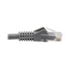 3873d11694b0ec0baa2b53ff0ba639b7 Tripp Lite series Cat6 Gigabit Snagless Molded (UTP) Ethernet Cable (RJ45 M/M), PoE, Gray, 6-in. (15.24 cm)