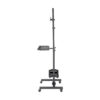 38935d3235fe594cf3f10044e8a08612 Tripp Lite series Mobile Workstation with Monitor Mount - For 17" to 32" Displays, Height Adjustable