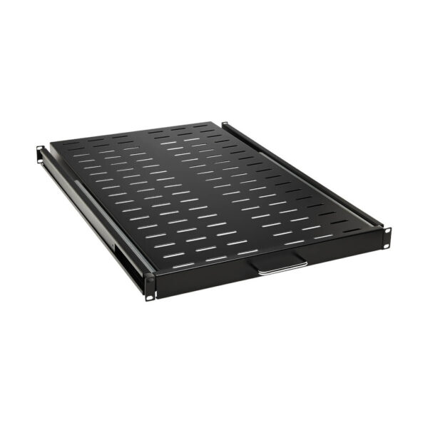 Tripp Lite series SmartRack Sliding Steel Rack Shelf - 1U, Vented, 28.3 in. Deep, Holds up to 50 lb. (23 kg)