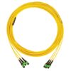 389f515a0b9a2793128c75f053d5c14f Tripp Lite series 40/100G Singlemode 9/125 OS2 Fiber Optic Cable (3x8F MTP/MPO-APC F/F), LSZH, Yellow, 10 m (32.8 ft.)