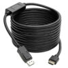 38ca074356d4cce262adcfd9a7371d44-1 Tripp Lite series DisplayPort 1.4 to HDMI Active Adapter Cable (M/M), 4K 60 Hz, 4:4:4, HDR, HDCP 2.2, 15 ft. (4.6 m), TAA