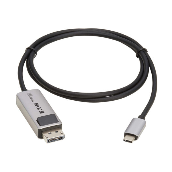 Tripp Lite series USB-C to DisplayPort Active Adapter Cable (M/M) - 8K 60 Hz, 4K 144 Hz, HDR, 4:4:4, HDCP 2.3, Black, 3 ft. (0.9 m)
