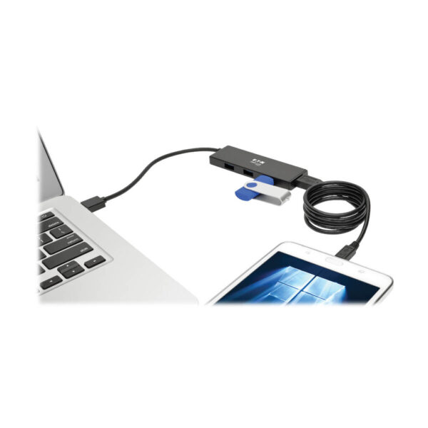 Tripp Lite series 4-Port Ultra-Slim Portable USB 3.x (5Gbps) Hub - U360-004-SLIM