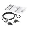 Tripp Lite series Security Lock for Laptops and Peripherals, Keyed, 4 ft. (1.22 m) Cable