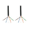 3957e3c0d282e9d9d50dec4570031ca5 Tripp Lite series Cat5e 350 MHz Solid Core (UTP) PVC Bulk Ethernet Cable - Black, 1000 ft. (304.8 m), TAA