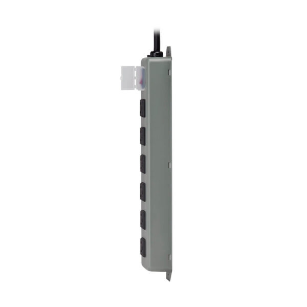 Tripp Lite series Industrial Power Strip, 6 Right-Angle Outlets, 15 ft. (4.6 m) Cord, Mounting Tabs