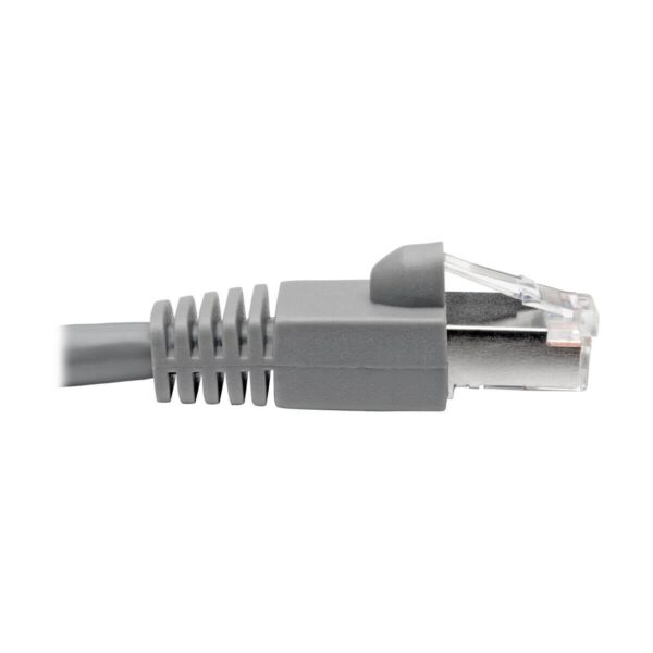 39a4e5ccfa593002a7a396ae350290e5-4 Tripp Lite series Cat6a 10G Snagless Shielded STP Ethernet Cable (RJ45 M/M), PoE, Gray, 1 ft. (0.31 m)