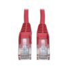 39b240b43d2c0c732795ad07b02c78d4 Tripp Lite series Cat5e 350 MHz Snagless Molded (UTP) Ethernet Cable (RJ45 M/M), PoE - Red, 6 ft. (1.83 m)