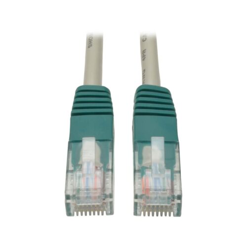 Tripp Lite series Cat5e 350 MHz Crossover Molded (UTP) Ethernet Cable (RJ45 M/M), PoE - Gray, 10 ft. (3.05 m)