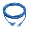 Tripp Lite series Up-Angle Cat6 Gigabit Molded Slim UTP Ethernet Cable (RJ45 Right-Angle Up M to RJ45 M), Blue, 10 ft. (3.05 m)