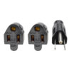 39f7d7e473a94d4efc9f6c06e7e85a89 Tripp Lite series Extension Cord Y Splitter, NEMA 5-15P to 2x NEMA 5-15R - 13A, 120V, 16 AWG, 18-in. (45.72 cm), Black