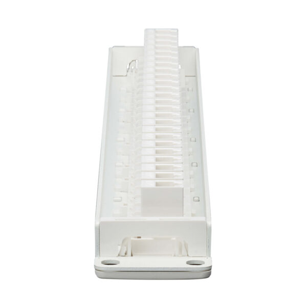 39f987d4c324d5f7431d7cf1d4cd3dee Tripp Lite series 24-Port Cat6a Feed-Through Patch Panel - 4PPoE Compliant, 1U Rack-Mount, RJ45 Ethernet, White, TAA