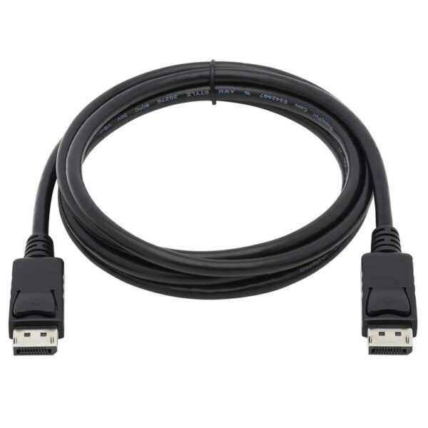 Tripp Lite series Safe-IT High-Speed DisplayPort Antibacterial Cable with Latching Connectors (M/M), UHD 4K 60 Hz, 6 ft. (1.83 m)