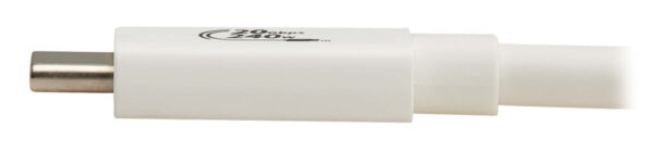 Tripp Lite series USB4 20Gbps Cable (M/M) - USB-C, 4K 60 Hz, 240W PD Charging, White, 2 m (6.6 ft.)
