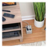 Tripp Lite series Isobar 2-Outlet Surge Protector, 6 ft. Cord with Right-Angle Plug, 1410 Joules, Metal Housing