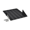 Tripp Lite series SmartRack Center-Mounted Steel Rack Shelf - 2U, Vented, 21.5 in. Deep, Holds up to 100 lb. (45 kg)