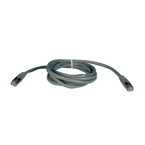 3a6940edfa9f2c74f1f79275db04e651 Tripp Lite series Cat5e 350 MHz Molded Shielded (STP) Ethernet Cable (RJ45 M/M), PoE, Gray, 10 ft. (3.05 m)