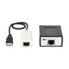 3a6efa3b29c5a7ff9069523bd644fd95 Tripp Lite series 4-Port USB over Cat5/Cat6 Extender Kit with Power over Cable - USB 2.0, Up to 164.04 ft. (50M), Black, TAA