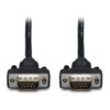 Tripp Lite series Low-Profile VGA High-Resolution RGB Coaxial Cable (HD15 M/M), 6 ft. (1.83 m)