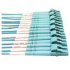 3ac13b162bb83518e62ca177d0831e67 Tripp Lite series 400G Multimode 50/125 OM4 Plenum Fiber Optic Breakout Cable, 24F MTP/MPO-PC to (x4) LC Duplex (F/M), Aqua, 5 m