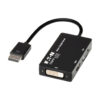 3ac9d1e883d47c07fcb04b90561029ec Tripp Lite series DisplayPort to VGA/DVI/HDMI All-in-One Converter Adapter, DP ver 1.2, 4K 30 Hz HDMI