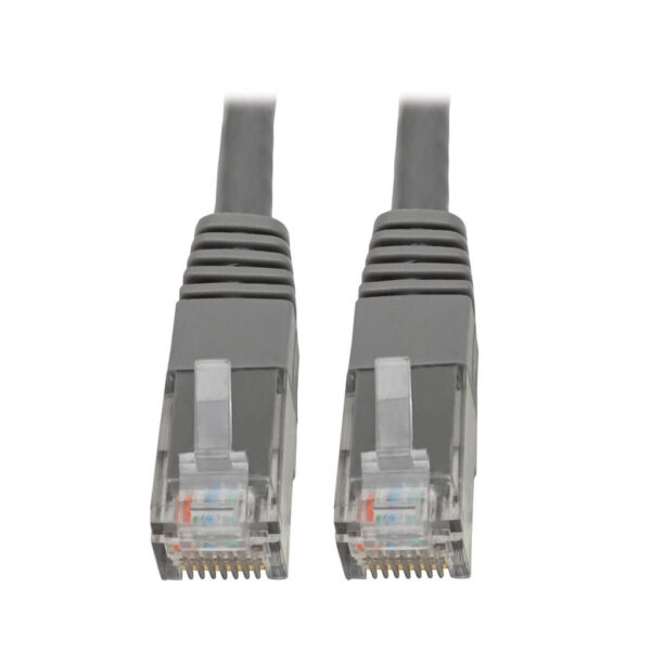 3ad04f512f0b2d08c69a3f3cc70f522b-4 Tripp Lite series Cat6 Gigabit Molded (UTP) Ethernet Cable (RJ45 M/M), PoE, Gray, 10 ft. (3.05 m)