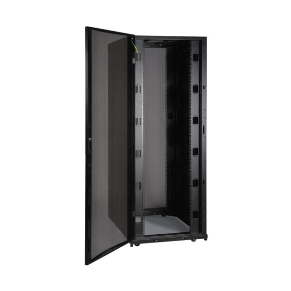 Tripp Lite series 42U SmartRack Wide Standard-Depth Rack Enclosure Cabinet with Doors and Side Panels - SR42UBWD