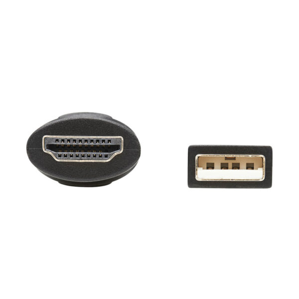 3ad5d02da8dbc8cf4301eef23001cb3c Tripp Lite series 4-Port Presentation Adapter, 4K 60 Hz (4:4:4) HDMI, DP, USB-C and 1080p VGA to HDMI, Built-In Cables, TAA