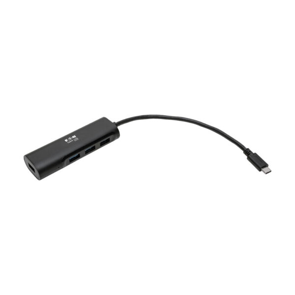 Tripp Lite series 4-Port USB-C Hub, USB 3.x (5Gbps), 4x USB-A Ports, Black