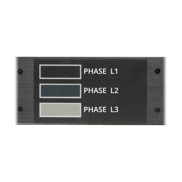 Tripp Lite series 5.7kW 3-Phase Local Metered PDU, 120V Outlets (42 5-15/20R), 208V L21-20P input, 6 ft. (1.83 m) Cord, 0U Vertical, TAA