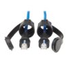 3b3075fe478f4a31da702b34bba08b92-1 Tripp Lite series Industrial Cat6 UTP Ethernet Cable (RJ45 M/M), 100W PoE, CMR-LP, IP68, Blue, 3 ft. (0.91 m)