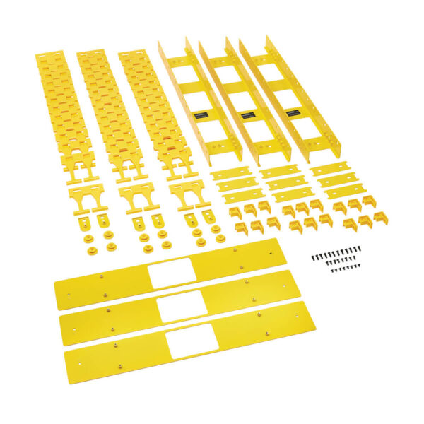 3b5a7e93f60fe810337ef8989a18fefb Tripp Lite series High-Capacity Vertical Cable Manager - Double Finger Duct, Yellow, 6 ft. (1.8 m)