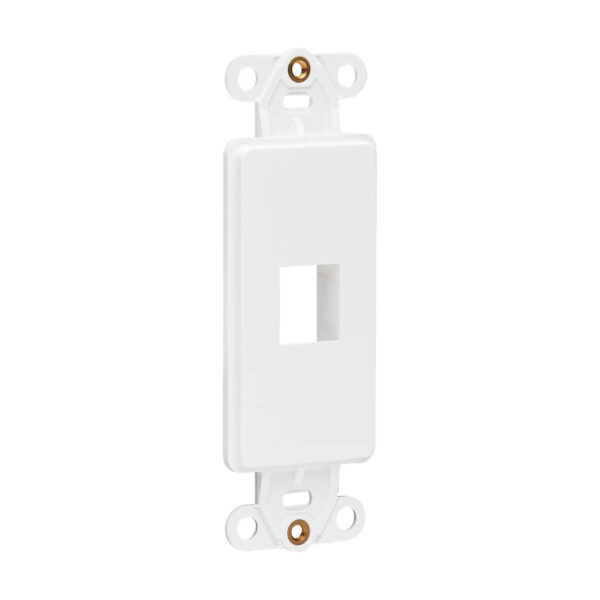 3b96dc98a07b9d67baa8908d563a6d6b Tripp Lite series Center Plate Insert, Decora Style - Vertical, 1 Port, TAA