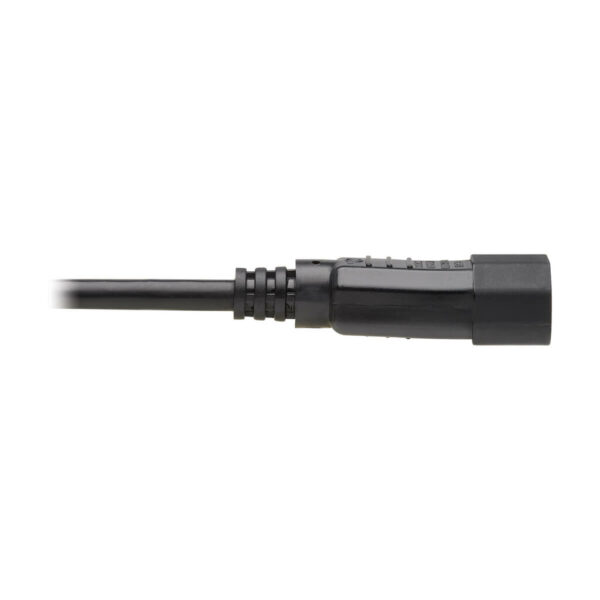 Tripp Lite series NEMA 5-15R to C14 Computer AC Power Cable - 13A, 125V, 16 AWG, 2 ft. (0.61 m), Black
