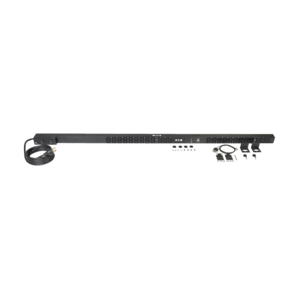 3be6652fbedc6e3a845c472985df0b2e Eaton 5.5kW Single-Phase Monitored PDU, LX Interface, 208/230V Outlets (36 C13/6 C19), L6-30P, 10 ft. (3.05 m) Cord, 0U 1.8m/70 in. Height, TAA