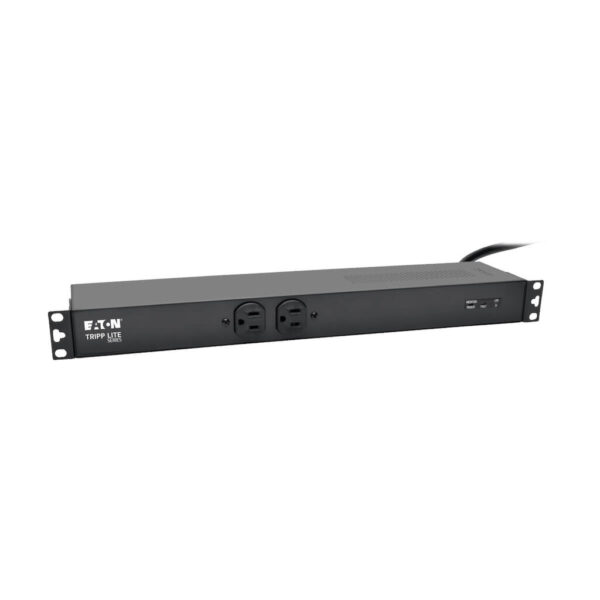 3c0d7120b1293f8fcb5e0fb0910206d3 Tripp Lite 2kW 120V 1-Phase Basic PDU with ISOBAR - 3840 Joules, 14 Outlets, L5-20P Input (5-20P Adapter), 15 ft. Cord, 1U - PDUH20-ISO