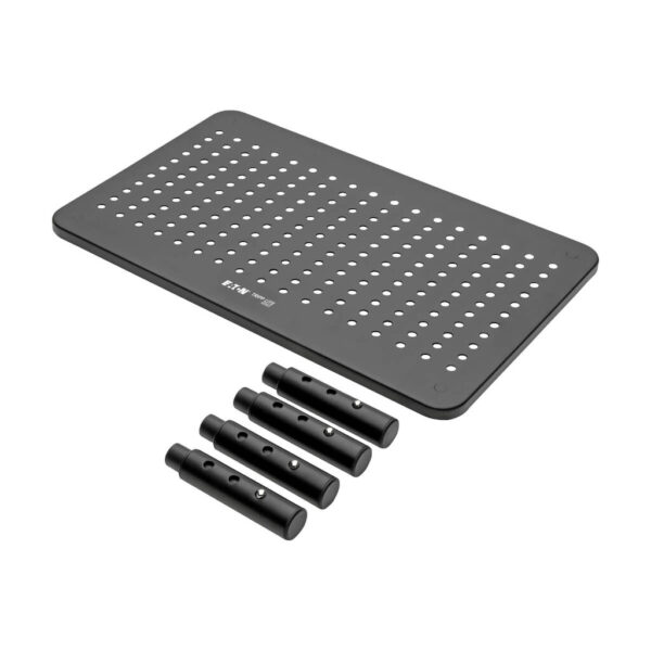 Tripp Lite series Monitor Riser for Desk, 14 x 9 in. - Height Adjustable, Metal, Black - MR1411M