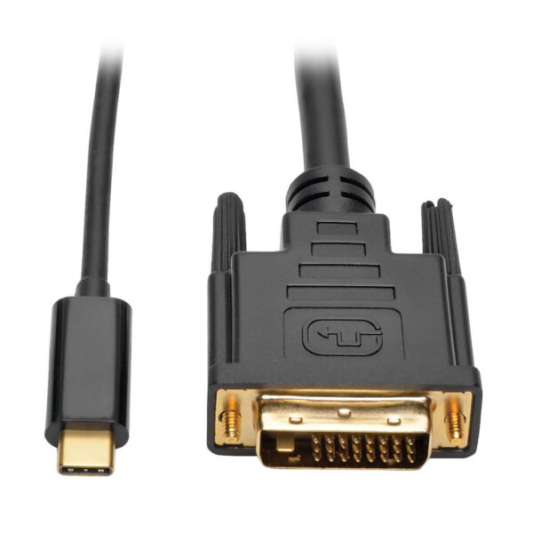 3c30eb38a89152aa68a14b6c0d4167a5 Tripp Lite series USB-C to DVI Active Adapter Cable (M/M), Black, 6 ft. (1.8 m)