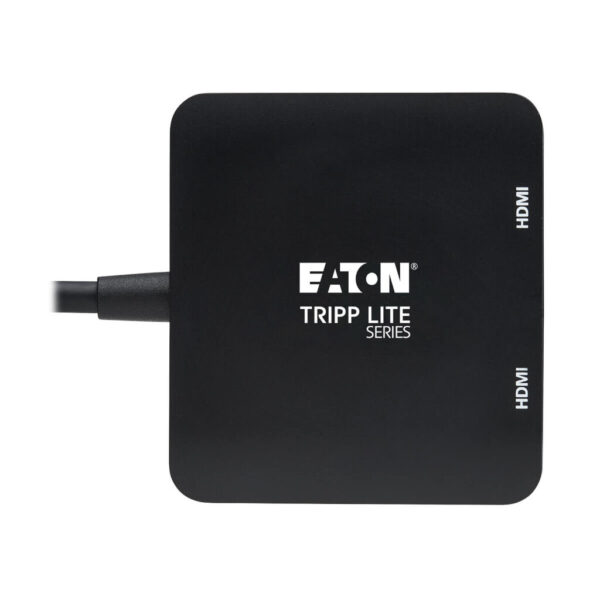 3c5d7ddb8bd44ac3265dc39bbeb29b17 Tripp Lite series USB-C Adapter, Dual Display - 4K 60 Hz HDMI, HDR, 4:4:4, HDCP 2.2, DP 1.4 Alt Mode, Black